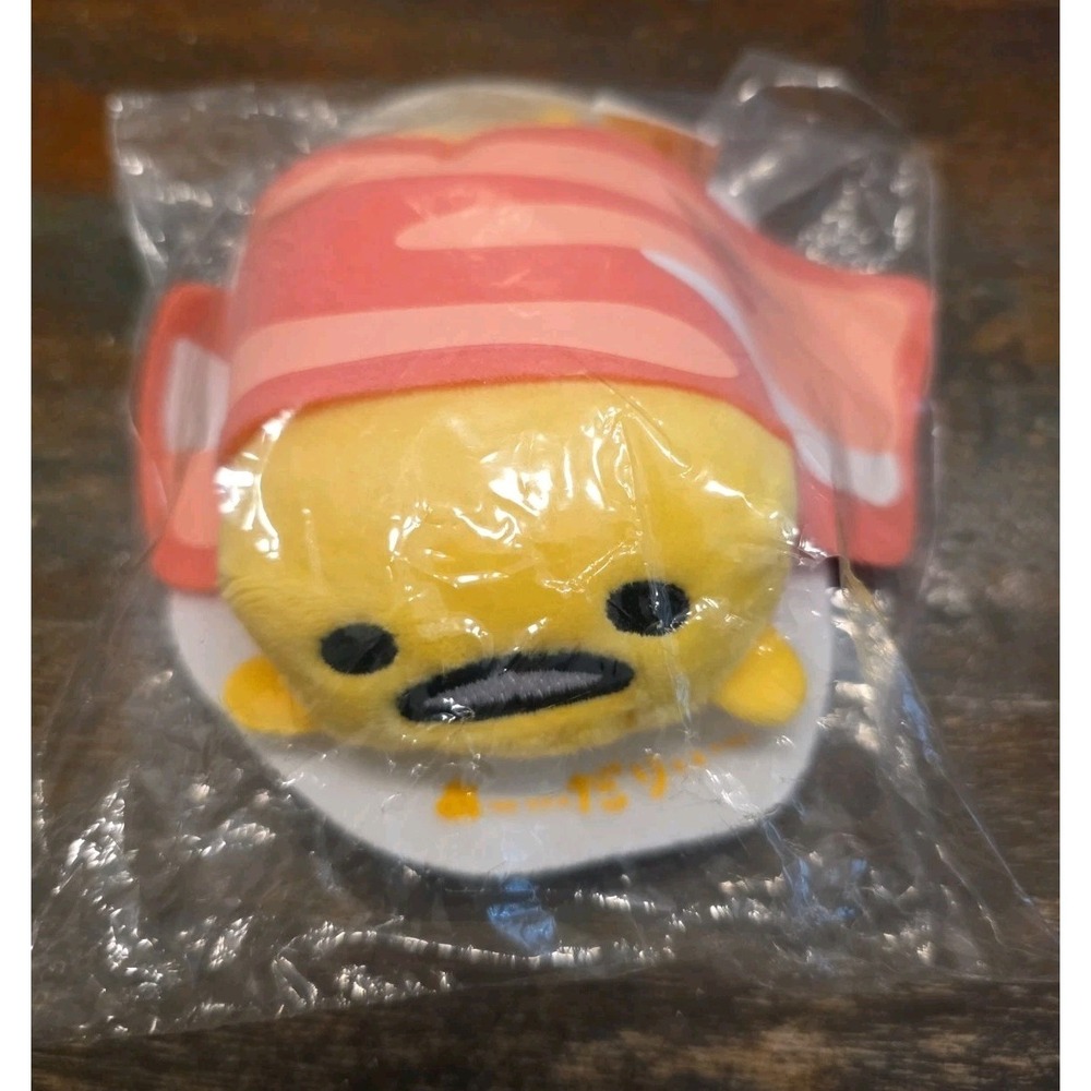 Sanrio Gudetama Mamepuchi Mini Plush Bacon Wrap Lazy Egg Japanese NWT Sealed
